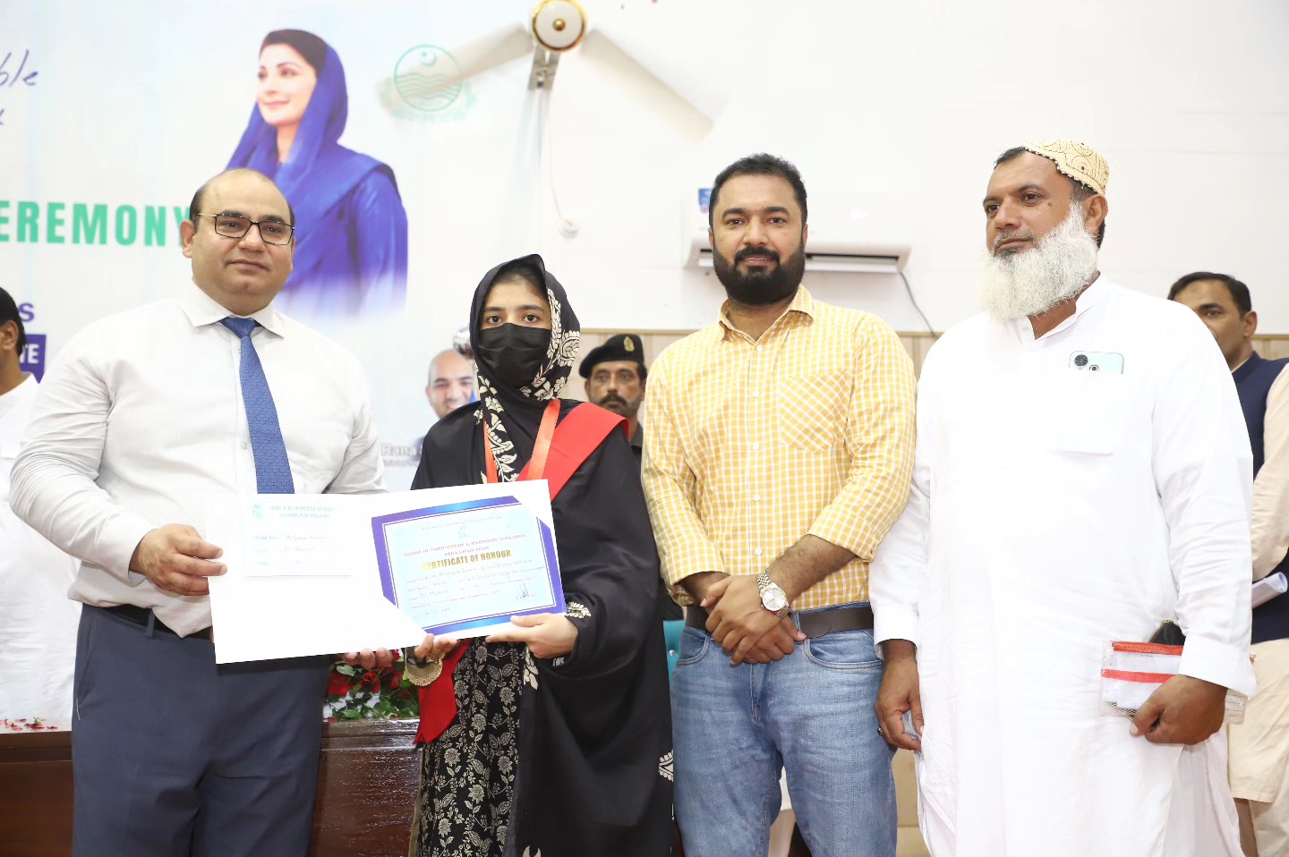Syeda Mahjabeen Bukhari – 1st Position BISE DG Khan